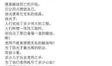 烛光-初中记叙文700字