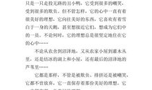 《丑小鸭》读书笔记