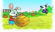 作家教作文：看图作文《小兔运南瓜》怎么写？