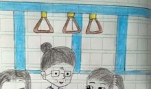 一年级学霸看图作文，不仅表达清楚，而且书写有“范”，老师赞叹