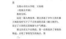 《少年王勃》教学反思范文的诗