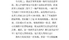 生命只有一次-珍惜生命作文500字