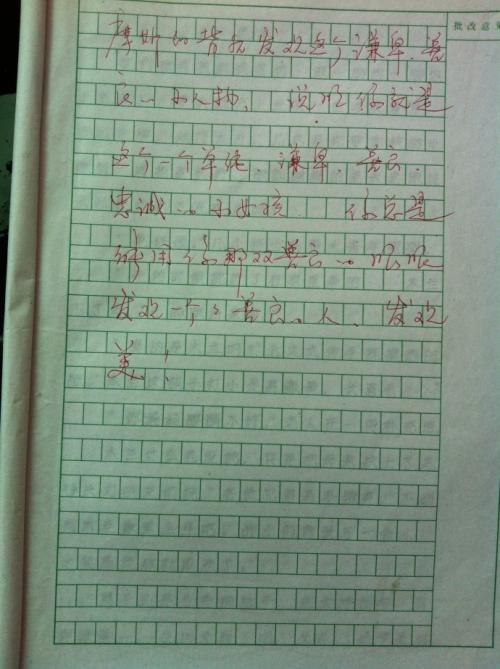 作文评点‖相似的微光（每段评点加总评）