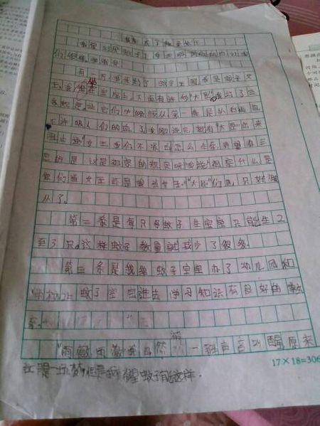 第一次数学“考试” 一次难忘的经历300字作文