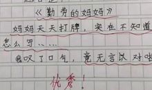 小学生作文《不能怪我》，笑中带泪暴露家庭教育问题，引家长反思