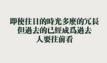 初二议论文：人总是要往前看的_550字