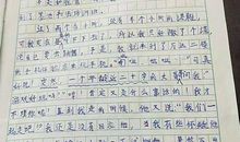 一位陌生老人中学生作文