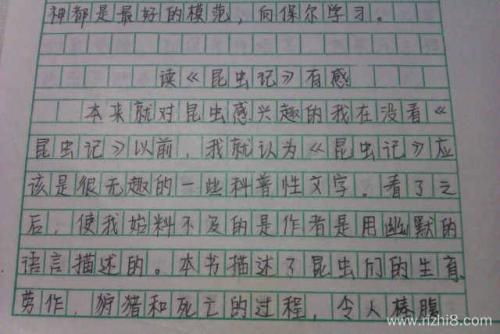 那一片红-感悟生命作文600字