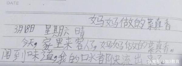 小学生“最美日记”,老师:人才,何愁作文写不好! 5