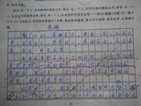 挫折 五年级叙事作文300字