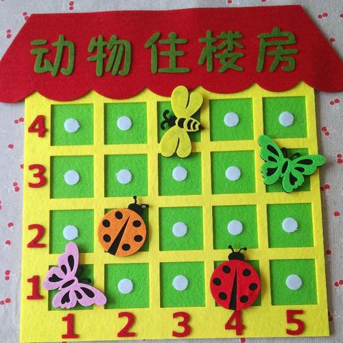 《动物楼房》幼儿园中班数学教案