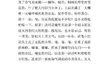 四月的乡村 五年级描写乡村的作文300字