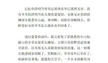 清明时节 清明节思念亲人作文500字