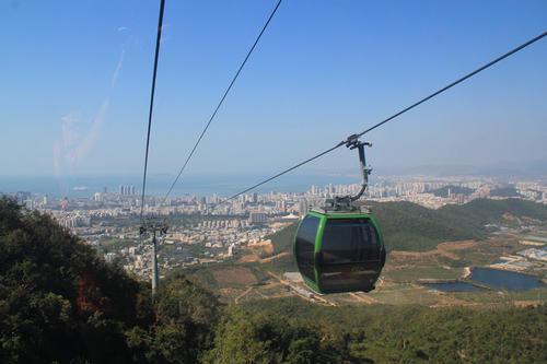 缆车下的凤凰岭 五年级旅游作文400字