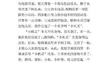 我与小乌龟 我的小乌龟400字作文