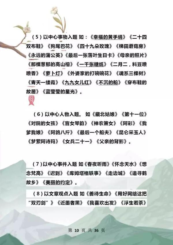 语文老师“力荐”：关于作文我就教这“十点”！全班“一分不扣” 9