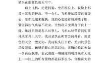 第一次坐飞机 关于坐飞机的作文300字