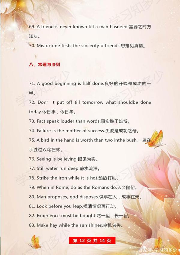 英语作文不会写?这份英语作文开头和结尾万能公式全搞定,收藏吧 11