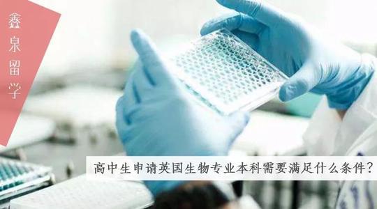 国内高中生想要申请英国大学需要满足什么条件
