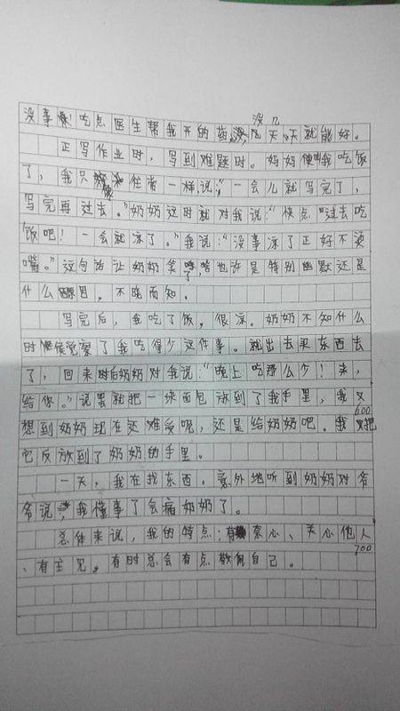 瞧,我这个人作文