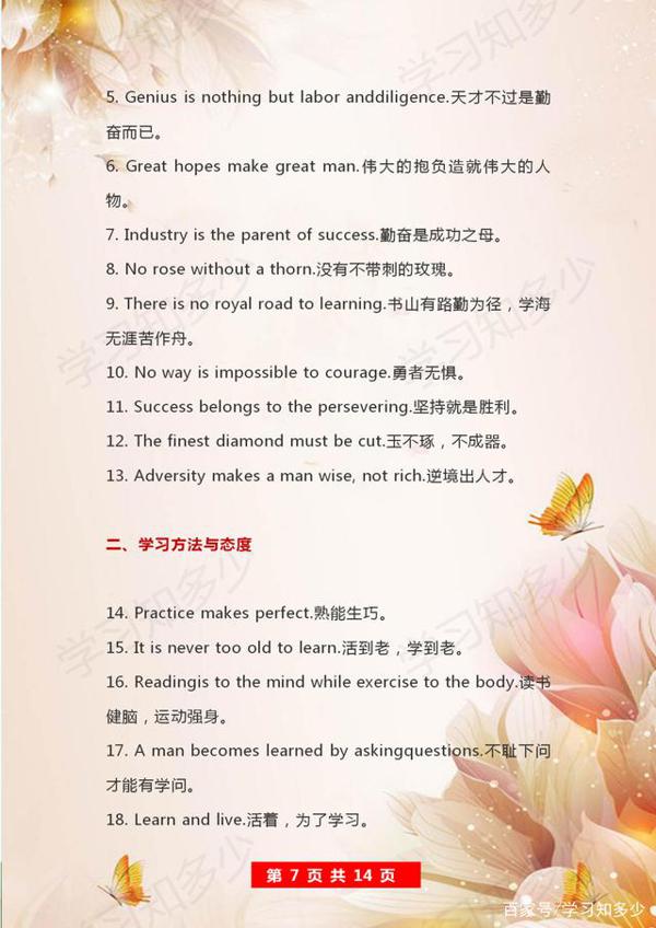 英语作文不会写?这份英语作文开头和结尾万能公式全搞定,收藏吧 6