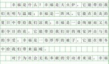 休 高三作文700字