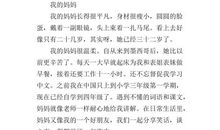 瞧！我的手机迷妈妈 小学写人作文300字