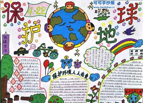 请保护我们的地球家园 关于环保的作文200字