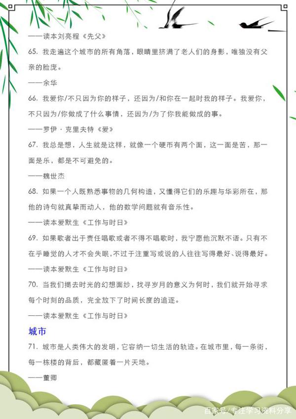 小学语文满分作文素材集锦,孩子提前掌握好,作文得高分!收藏 8