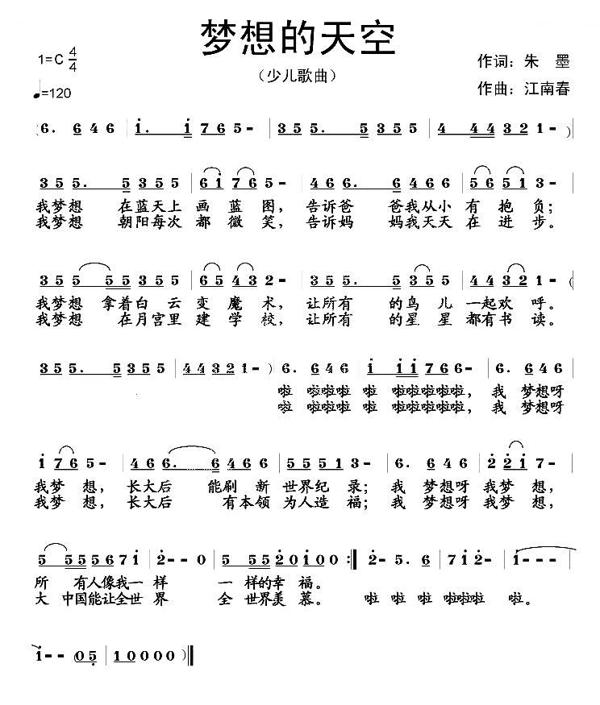 梦想的天空 高一作文400字