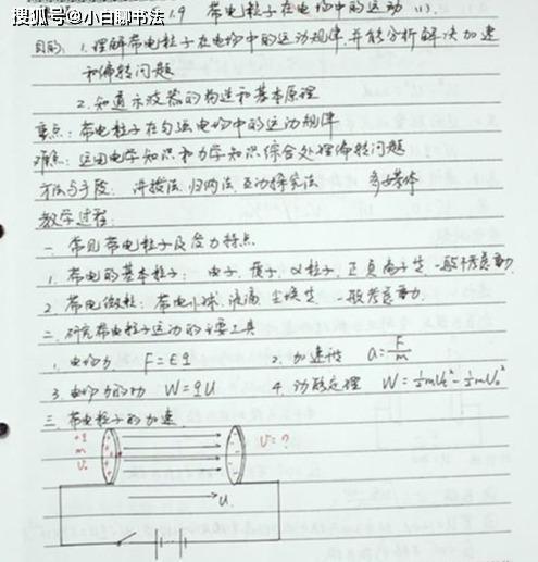 老师的手写教案，学生的作文，尽显”书法范“，用笔独到，有韵味 2