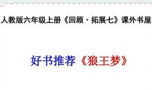 好书推荐 推荐《狼王梦》的作文500字