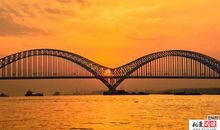 美丽的牡丹江大桥 小学生优秀写景作文300字