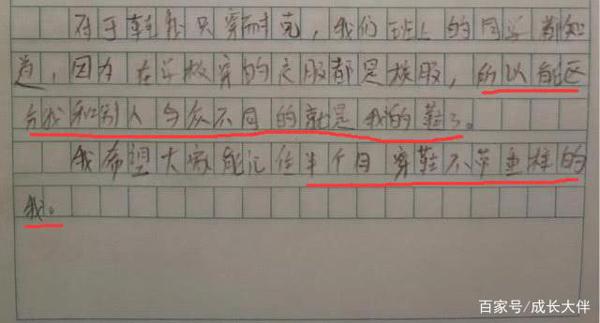 小学生作文《我只穿耐克鞋》直言:其它品牌都配不上自己…… 2