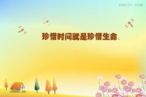 我们要珍惜现在的美好时光 珍惜时光作文400字