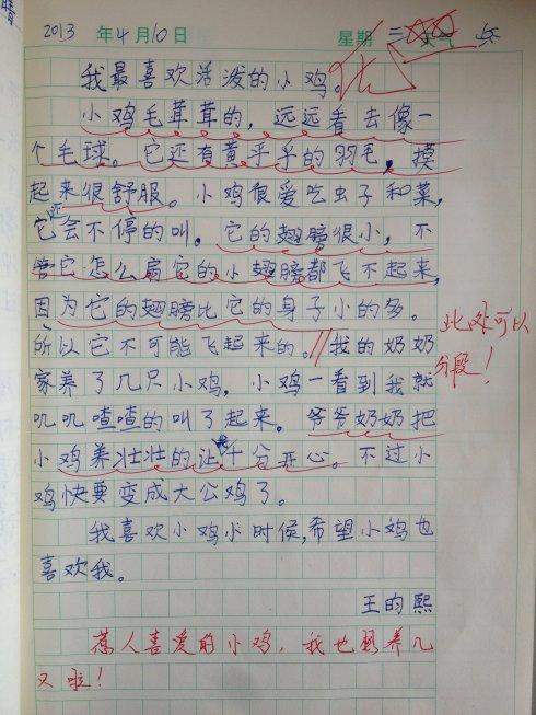 我欢喜-优秀记叙文600字