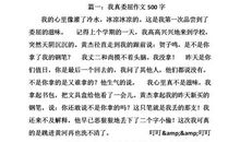 我真委屈优秀作文650字