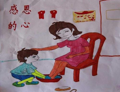 重阳节敬老作文：奶奶，我为你洗脚_400字