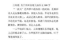 美丽的夏天 三年级夏天作文300字