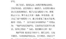 我爱从未谋面的海_初中作文