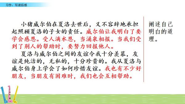 部编五年级下册第二单元《写读后感》图文讲解+优秀范文 31