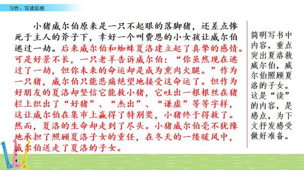 部编五年级下册第二单元《写读后感》图文讲解+优秀范文 29