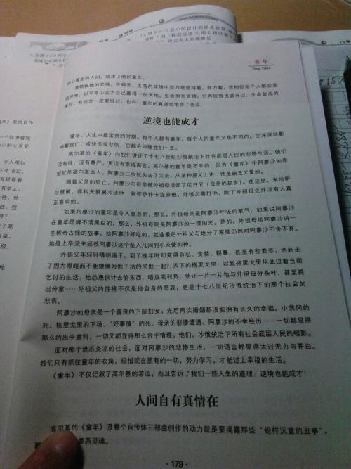 童年 高尔基作品《童年》读后感500字