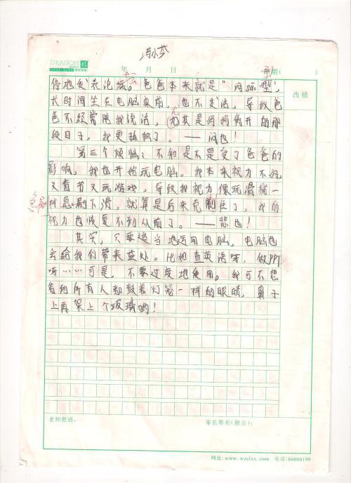 家有电视的烦恼 描写电视机的作文300字