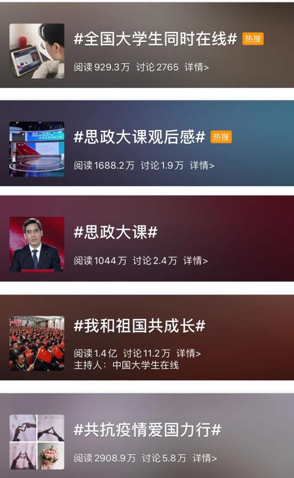 全国大学生同时在线是什么体验？这堂“疫情防控思政大课”的读后感你写完了吗？ 2