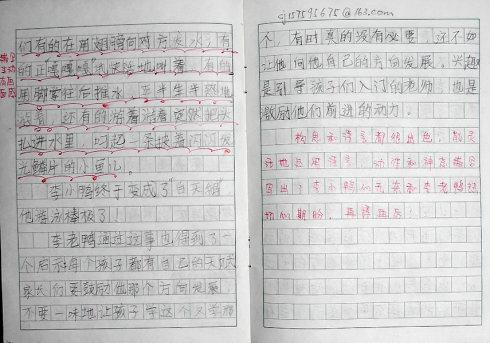 右舍的李某作文450字