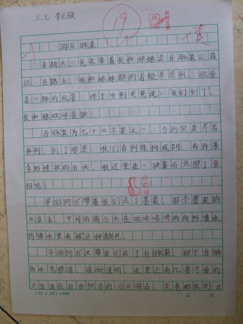 小姨来访 我家的客人作文300字