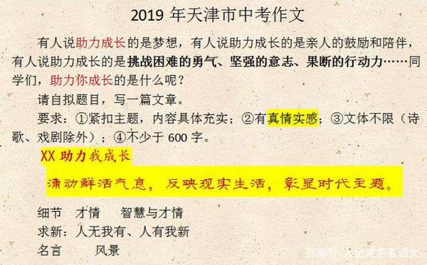 初中语文,扣住时代主题站到立意制高点,厚重大气的作文更受青睐