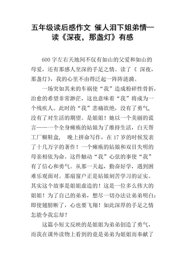 我家的小弟 姐弟情作文400字