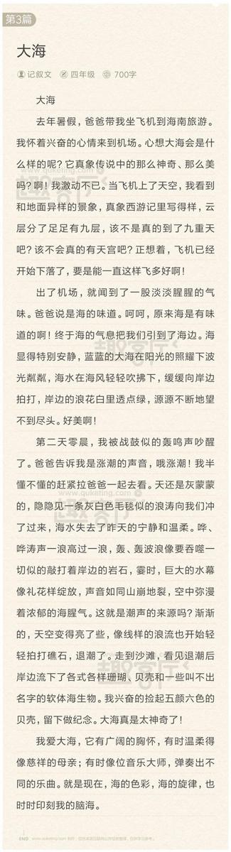 大海即景 我喜欢大海作文500字